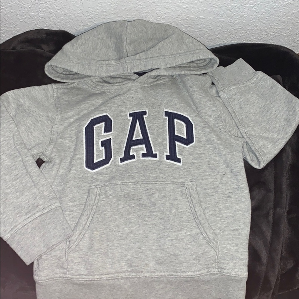 GAP Kids Grey Hoodie, XS (4-5)